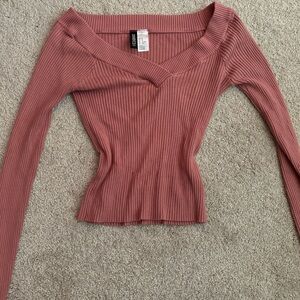 Pink Robbed Longsleeve H&M